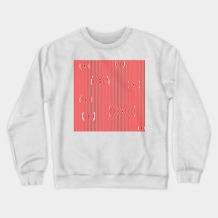 Red Ripple Crewneck Sweatshirt